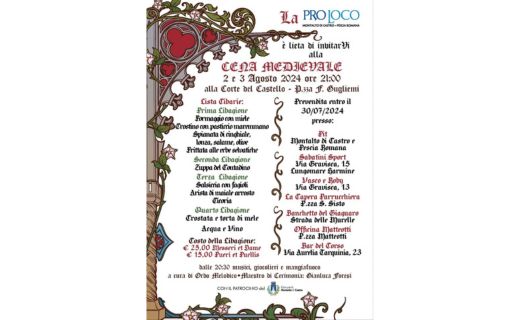 Cena Medievale al Castello di Montalto di Castro